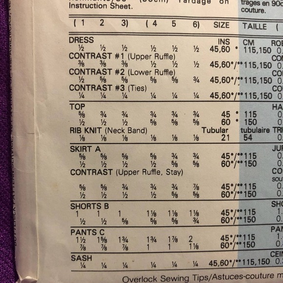 Butterick Sewing pattern 4765 girls top dress skirt - Picture 5 of 8